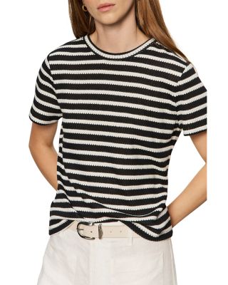 Perfect Textured Striped Tee
