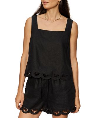 Almost There Linen Top