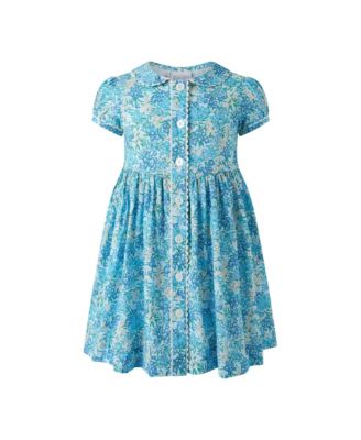  Girls' Floral Button-front Dress - Little Kid, Big Kid