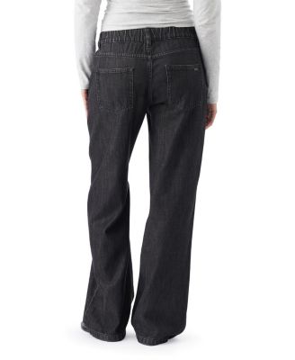 Billie Elastic Waist Jean in Black