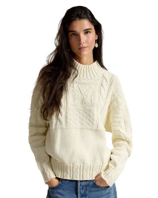 Yankees Mock Neck Sweater