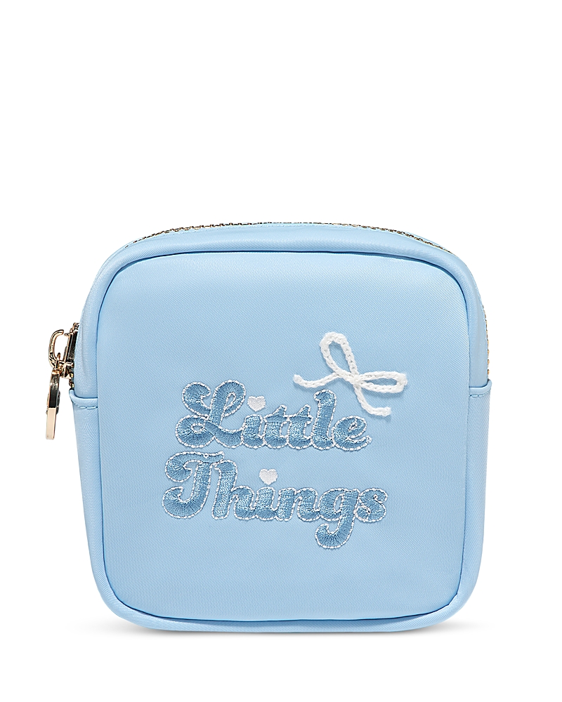 Stoney Clover Lane Mini Little Things Embroidered Nylon Pouch