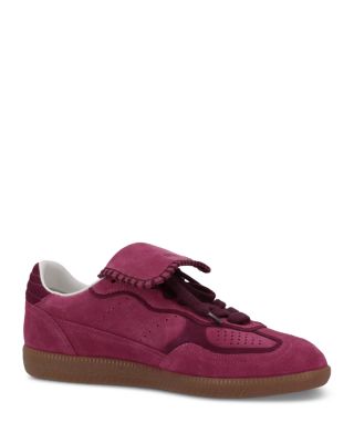 Women's TB 490 Club Suede Raspberry Leather Sneakers