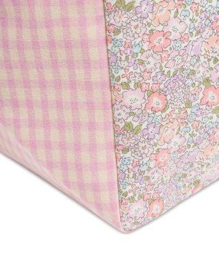 Large Printed Cotton Everything Tote Bag