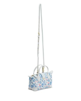Mini Printed Cotton Pouchette Crossbody Bag