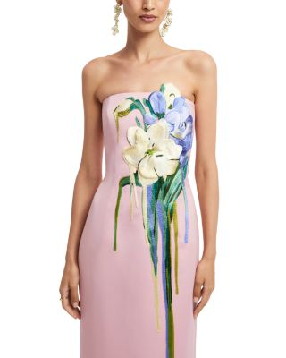 Rayna Embroidered Bustier Dress