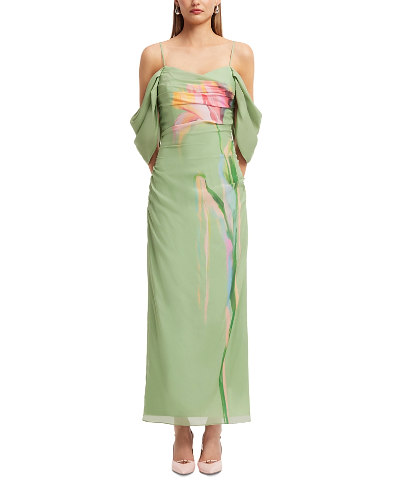 Leo Lin Angeline Silk Maxi Dress