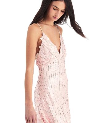 Embellished Strappy Mini Dress