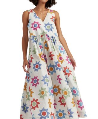  Women's Cotton Sol Summer Dress