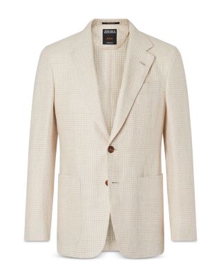 Crossover Linen, Wool, and Silk Jacket