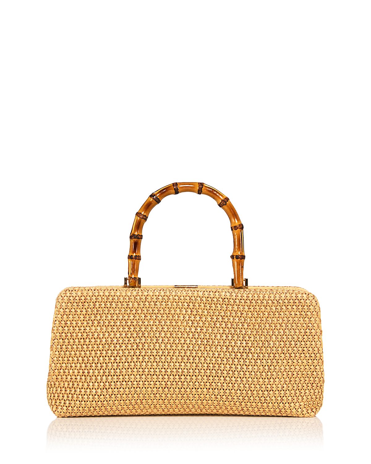 Aqua Medium Raffia Crossbody Bag - Exclusive
