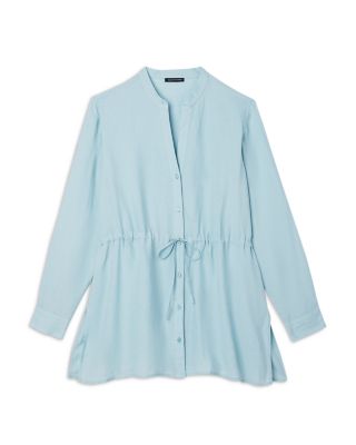 Mandarin Collar Long Shirt