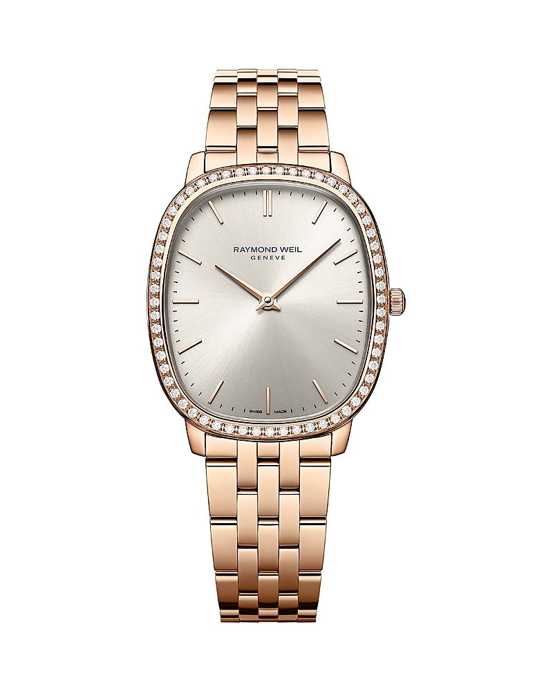 Raymond Weil Toccata Heritage Quartz Lab Grown Diamond Bracelet Watch, 31mm x 36mm