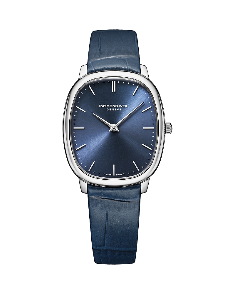 Raymond Weil Toccata Heritage Quartz Leather Strap Watch, 31mm x 36mm