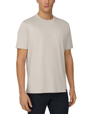 Regular Fit Silk Blend Crewneck T-Shirt