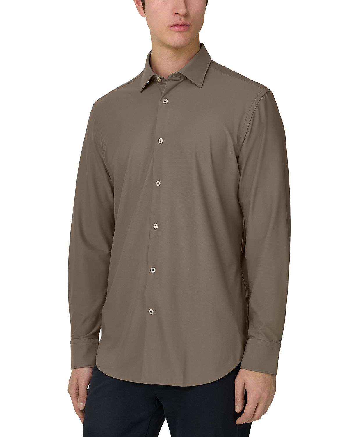 Boggi Milano Piquet Slim Fit Tokyo Shirt