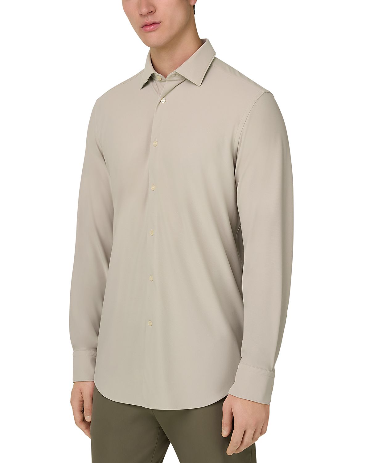 Boggi Milano Piquet Slim Fit Tokyo Shirt