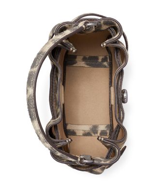 Romy Mini Cheetah Print Suede Crossbody Bag