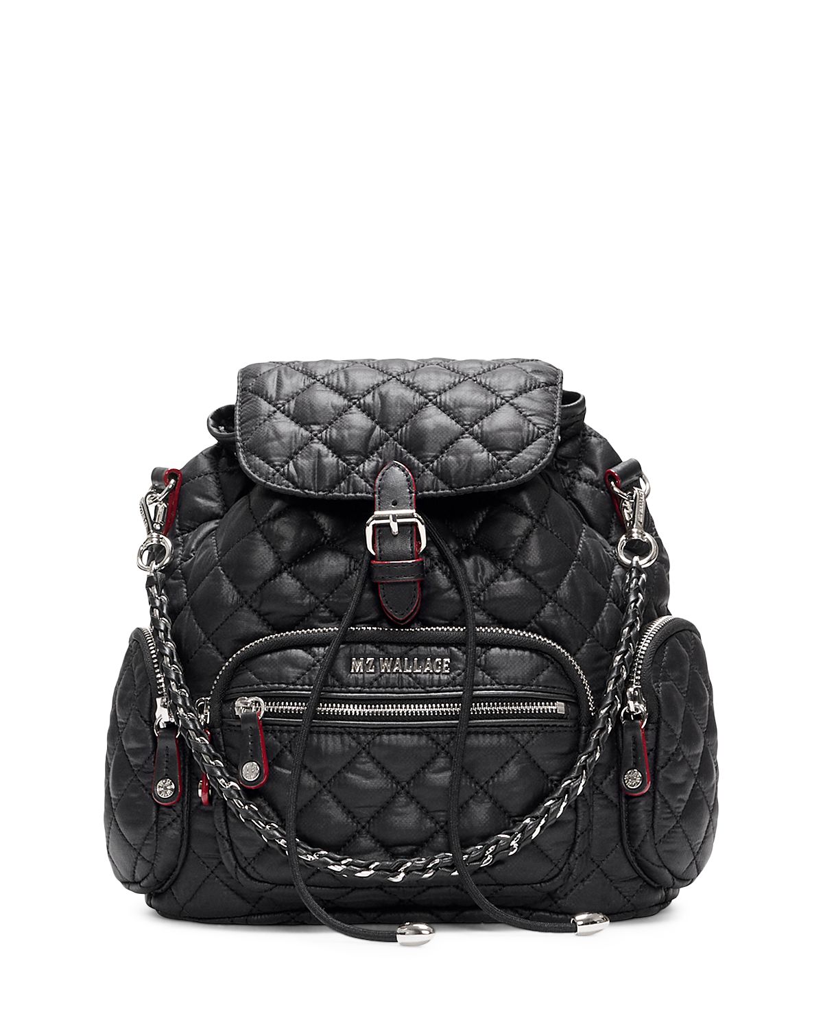 Mz Wallace Crosby Mini Quilted Nylon Backpack