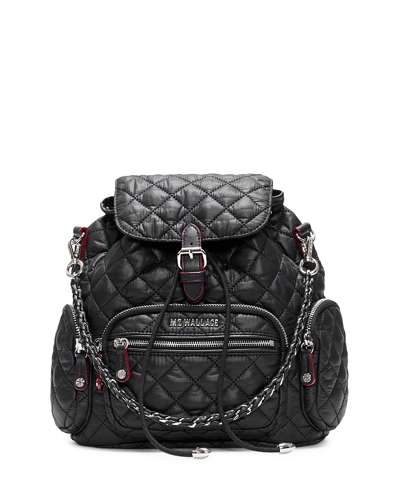 Mz Wallace Crosby Mini Quilted Nylon Backpack