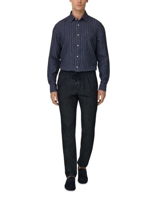 Regular Fit Stripe Linen Shirt