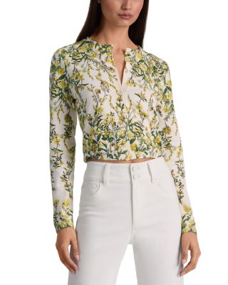 Carson Crewneck Cardigan Sweater  