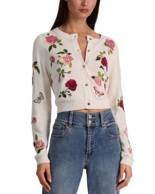 Dollie Crewneck Cardigan Sweater