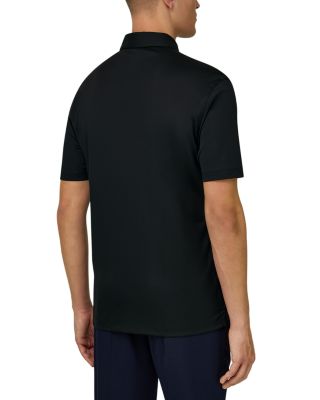 Cotton, Polyester, and Silk Blend Polo Shirt