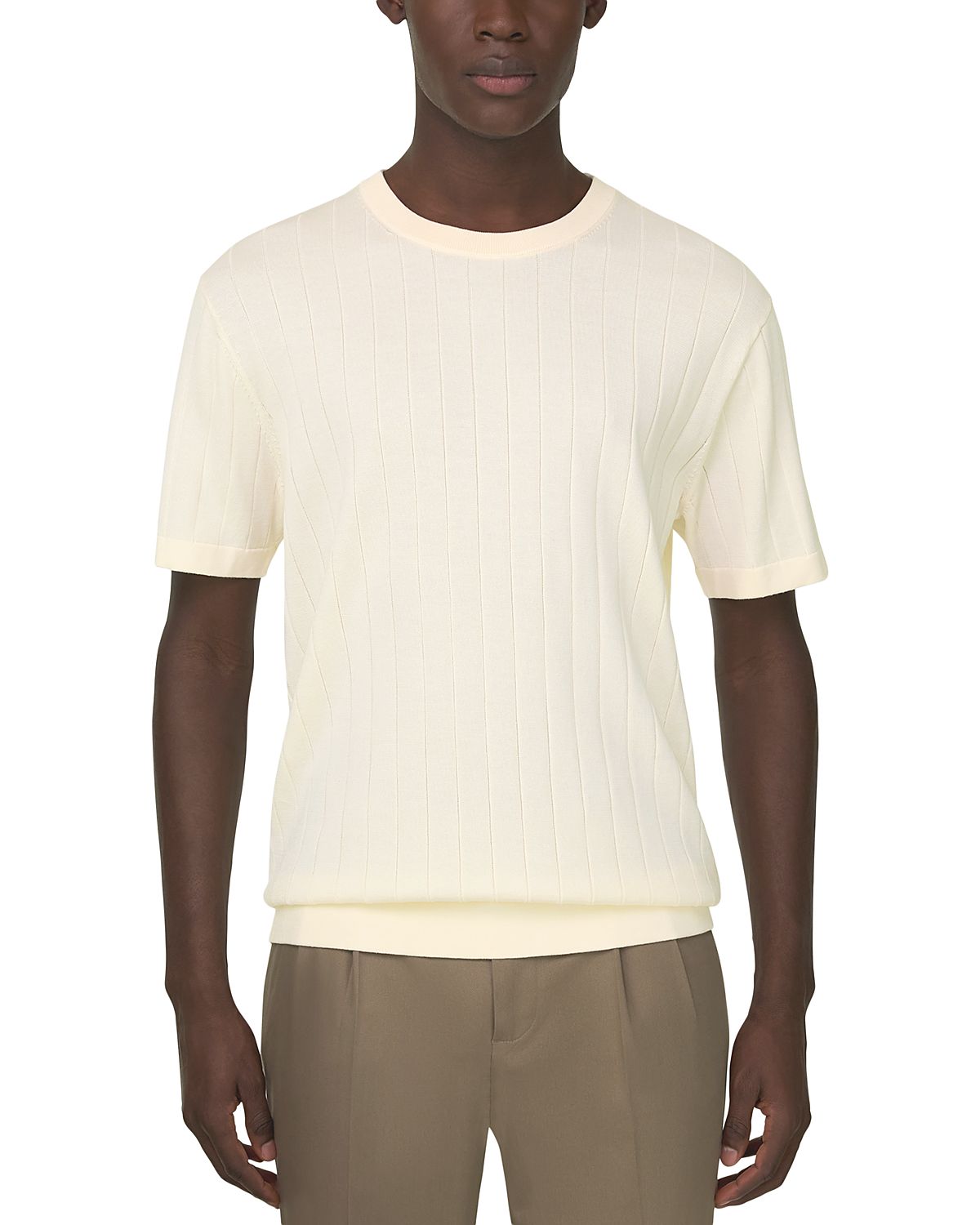 Boggi Milano Cotton Silk Crewneck T-Shirt