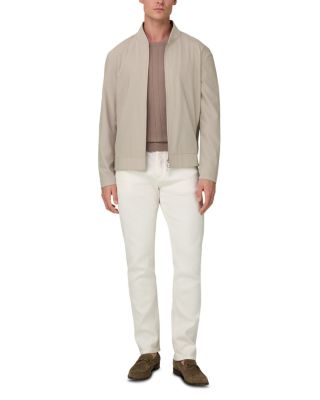 Regular Fit Wool Mix Bomber Jacket