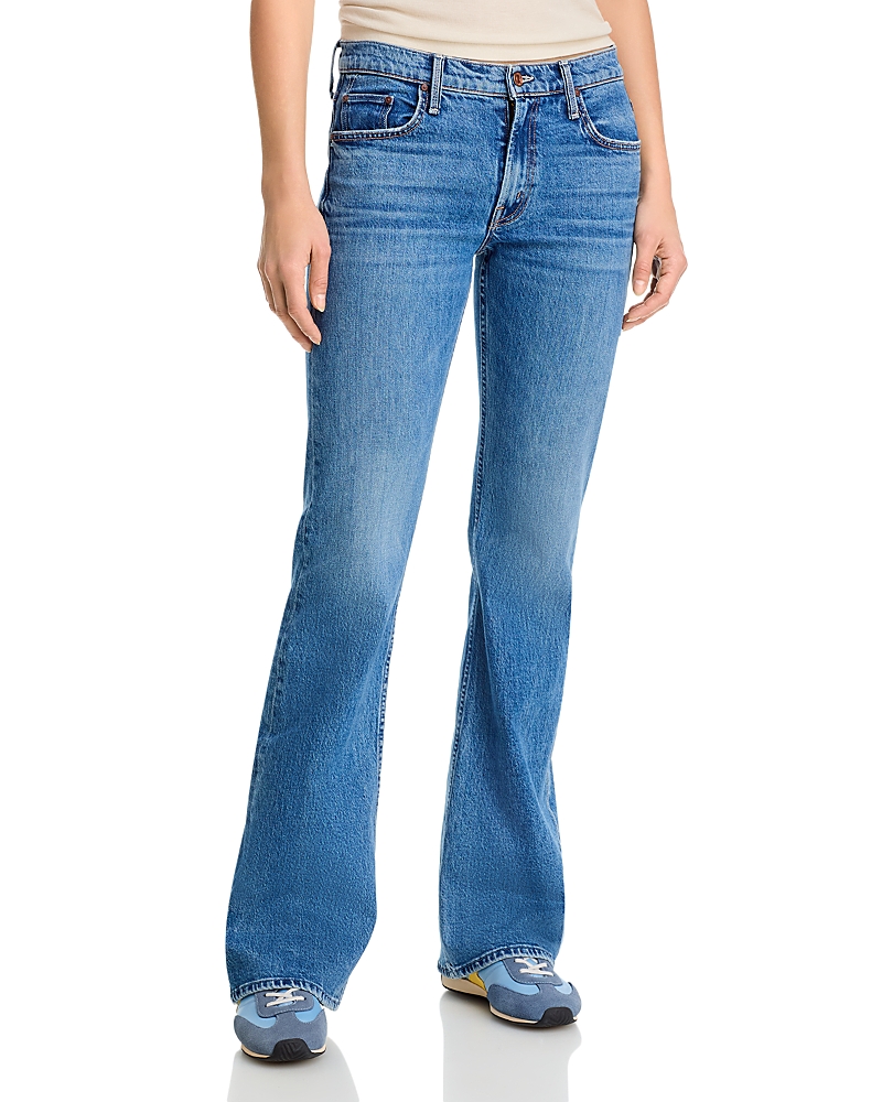 Mother The Jinx Heel High Rise Jeans in Thrill Seeker