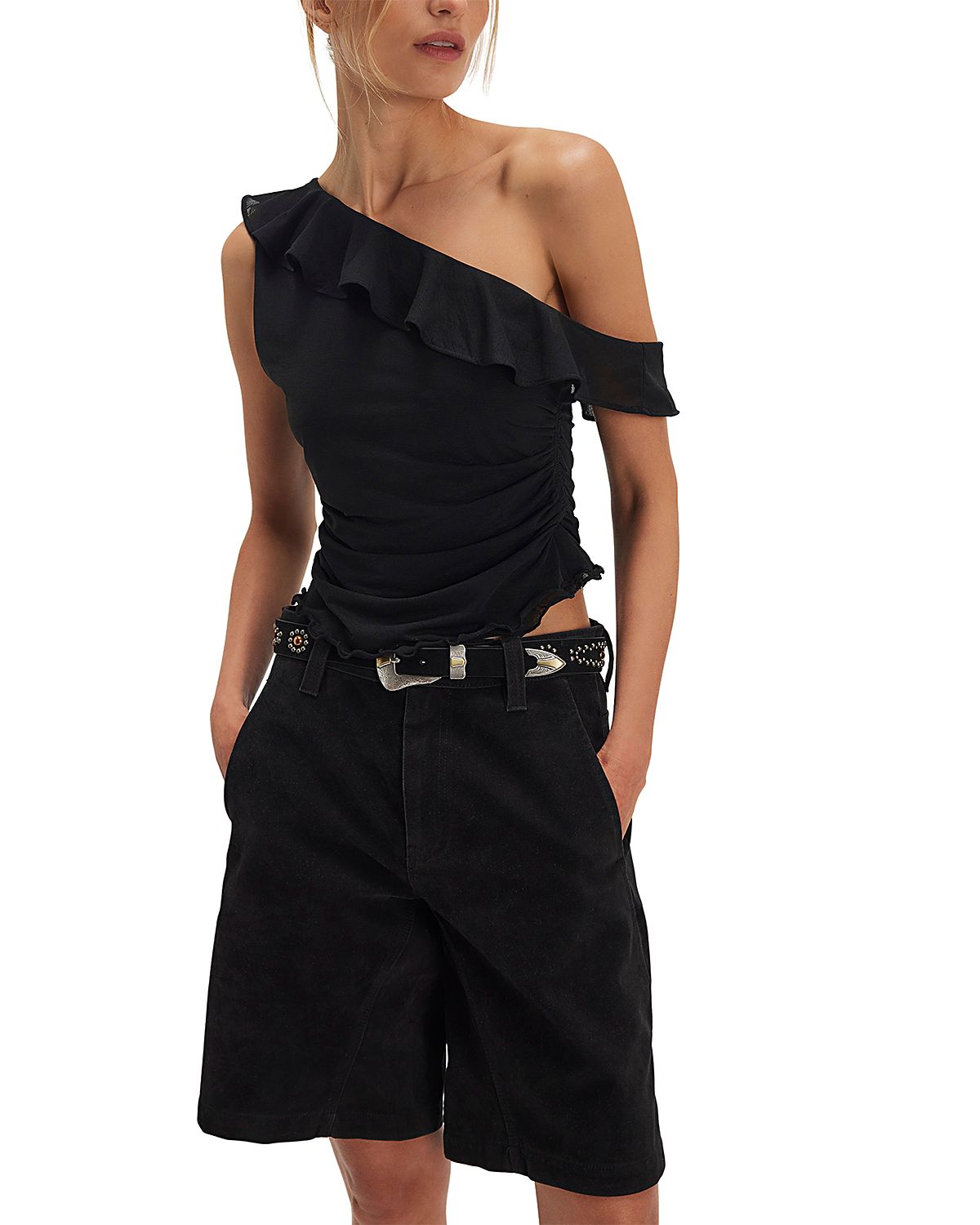Free People Isla One Shoulder Top