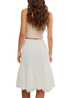 Frida Godet Midi Skirt