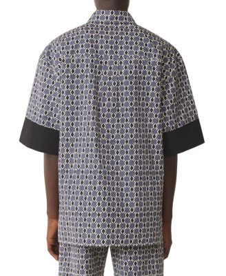 Loose-Fit Printed Cotton Shirt