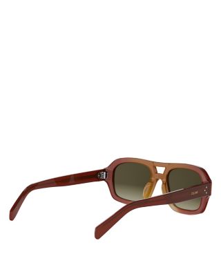 3 Dots Pilot Sunglasses, 53mm