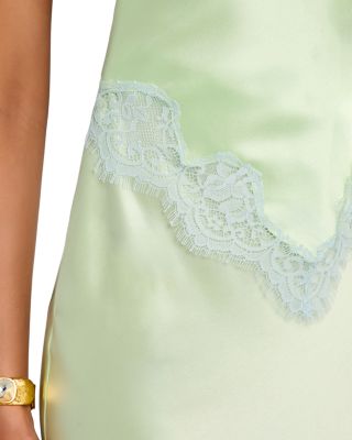 Retrofete Lace Trim Halter Dress | Bloomingdale's Women