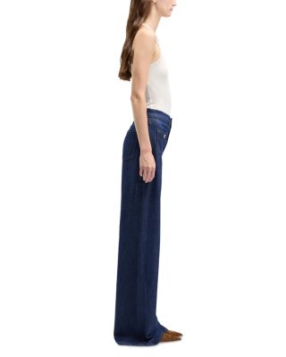 Lotta High Rise Wide Leg Jeans in Halona