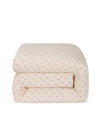  Martha Floral Cotton Duvet Cover, Queen