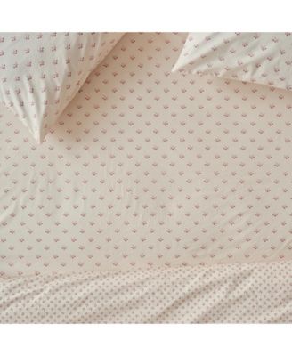 Martha Floral Cotton Fitted Sheet