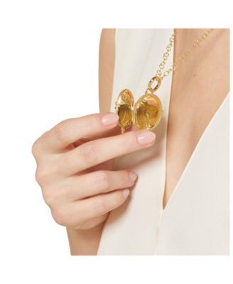 Temple St. Clair 18K Yellow Gold Tree of Life Locket with Diamonds