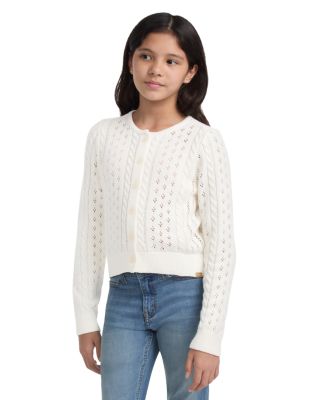 Girls' Cropped Cable Cardigan - Little Kid, Big Kid