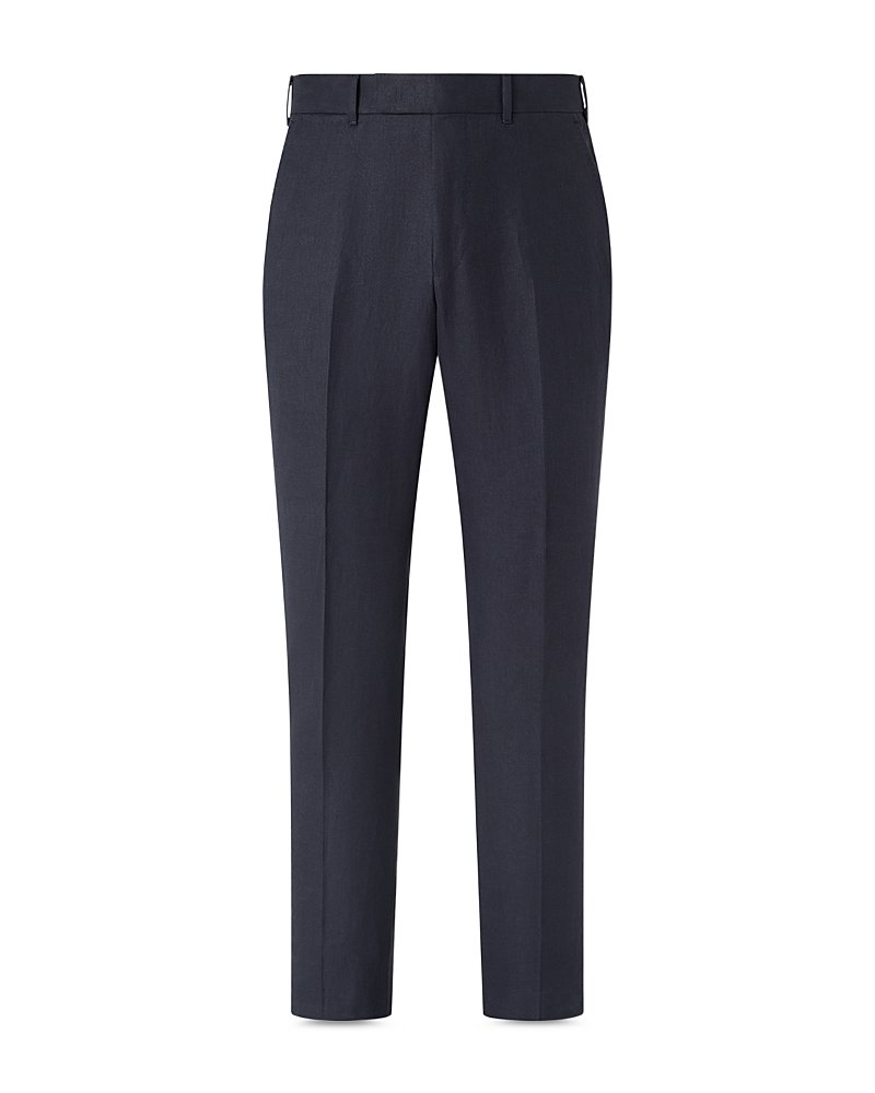 Zegna Oasi Lino Blue Flower Pants