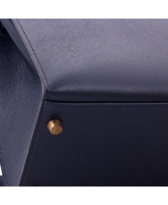 Kelly 32 Handbag Blue Courchevel with Gold Hardware