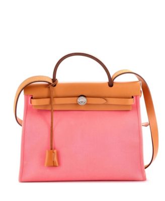 31 Herbag Zip Leather and Toile