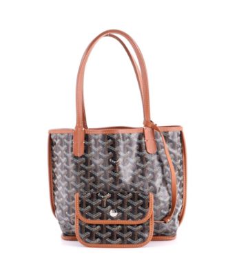  Mini Anjou Reversible Tote Coated Canvas