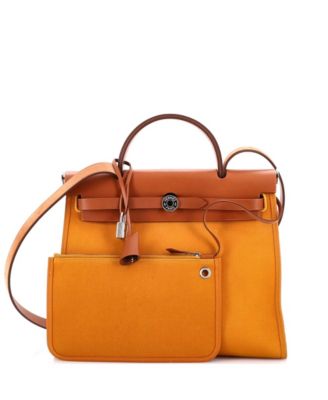 31 Herbag Zip Leather and Toile