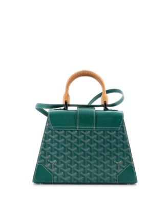  PM Saigon Top Handle Bag Coated Canvas with Leather