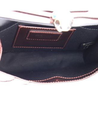  Small Serpenti Forever Square Shoulder Bag Metallic Leather