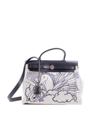 31 Herbag Zip Pegase Pop Toile and Leather