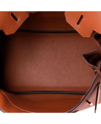 Birkin 30 Handbag Brown Togo with Gold Hardware